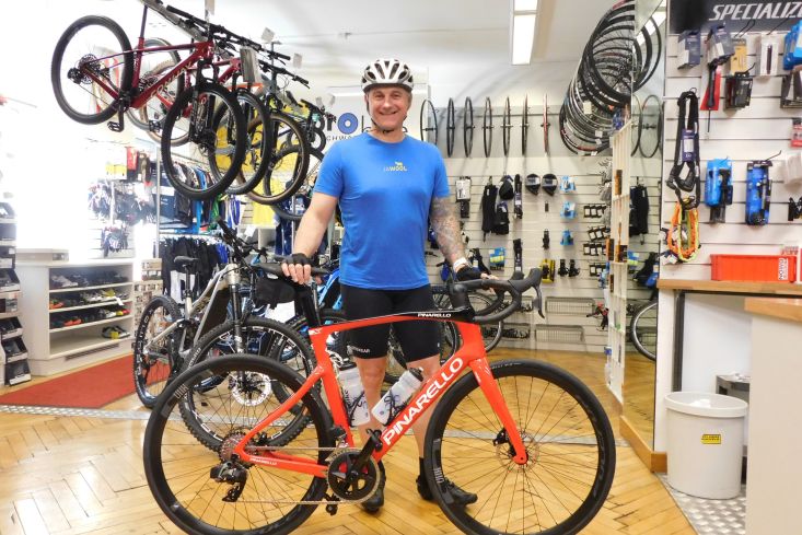 PINARELLO X3 AXS - Rennrad Premiere für Bernd.
