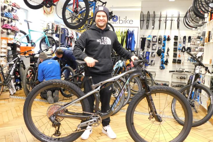 GIANT ANTHEM ADVANCED SL1, für Stefan Wurm, ab heuer Hoffnungsträger beim UNION Raiffeisen Radteam Tirol.
