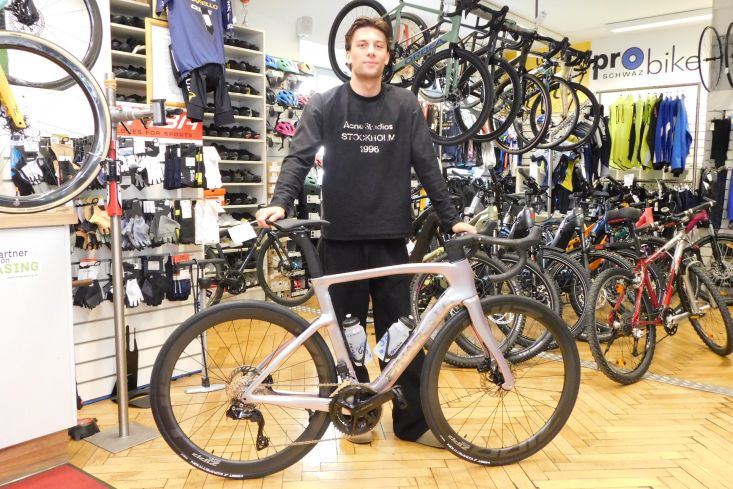 PINARELLO F3 - nach langer Suche kam für Maximilian nur das PINARELLO F3 in Frage.