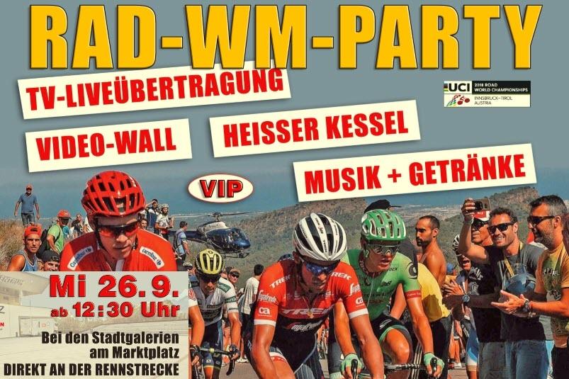 GROSSE RAD - WM - PARTY IN SCHWAZ!