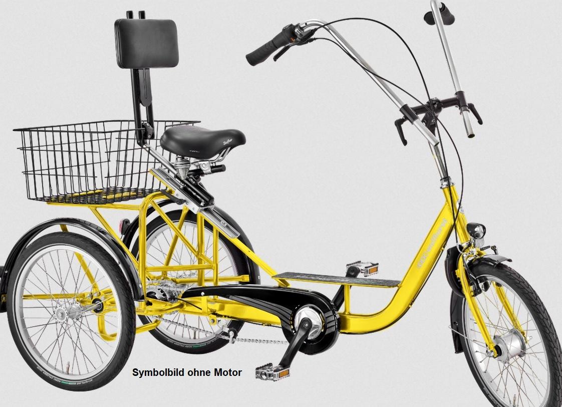 WULFHORST - E-Dreirad LUCKY - Bosch, 50 Nm, 500 Wh